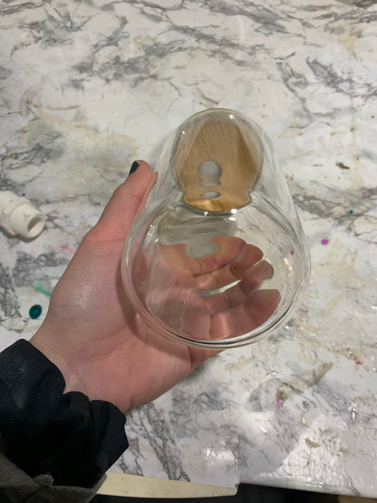 16oz Clear Glass Jar